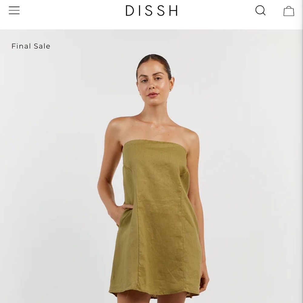 NWT Daphne Linen Mini Dress